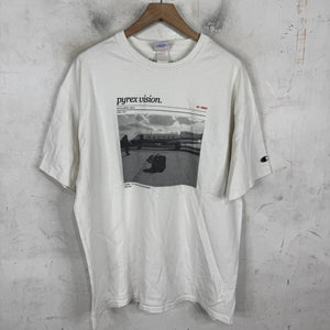 Pyrex x Denim Tears White Newspaper T-Shirt