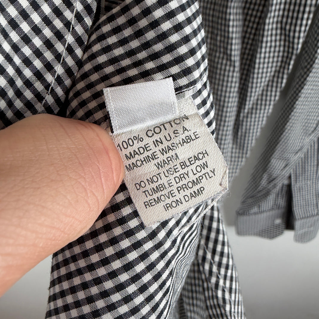 Thom Browne Gingham L/S Button Up Shirt