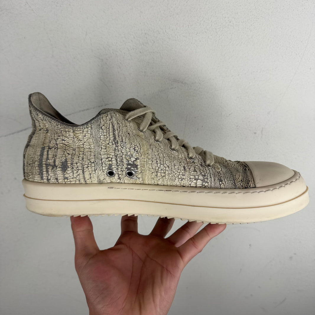 DRKSHDW Cracked Leather Ramone Low Sneakers