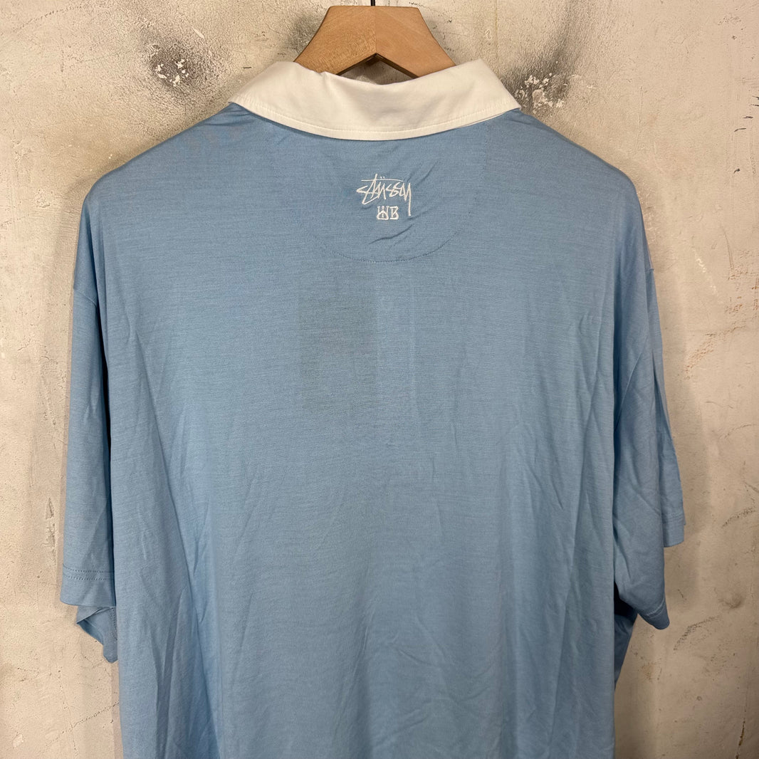 Stussy x Wales Bonner Printed Polo Shirt