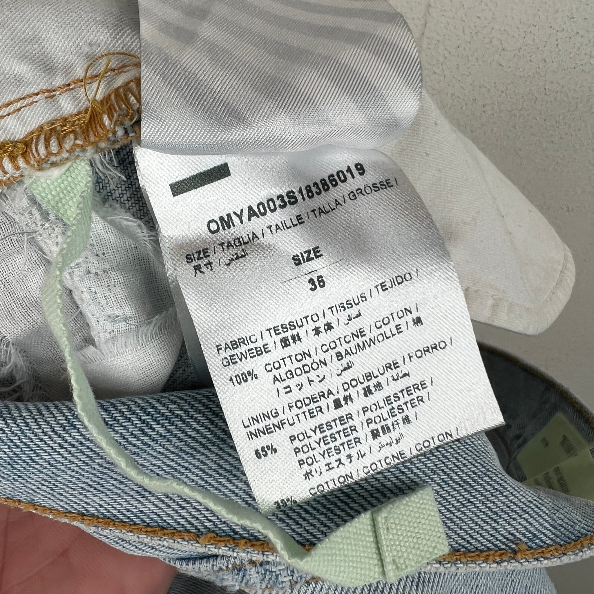 Off White Temperature Denim Jeans