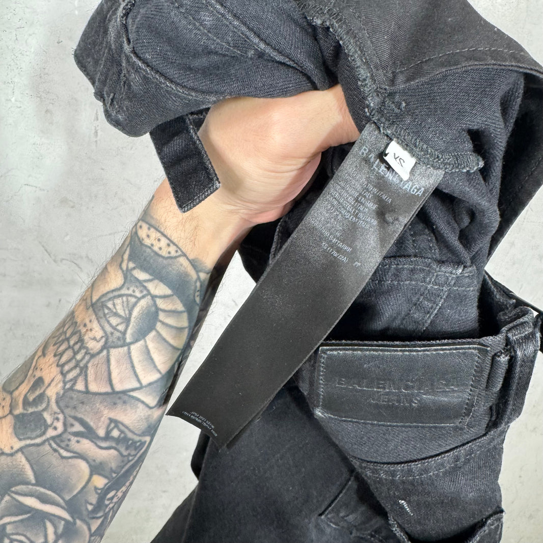 Balenciaga Black Baggy Skater Jeans