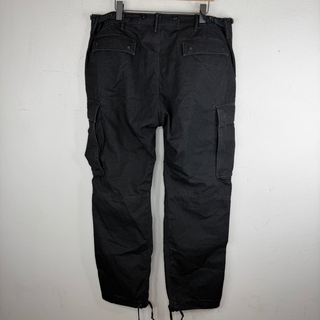 RRL Black Cargo Pants