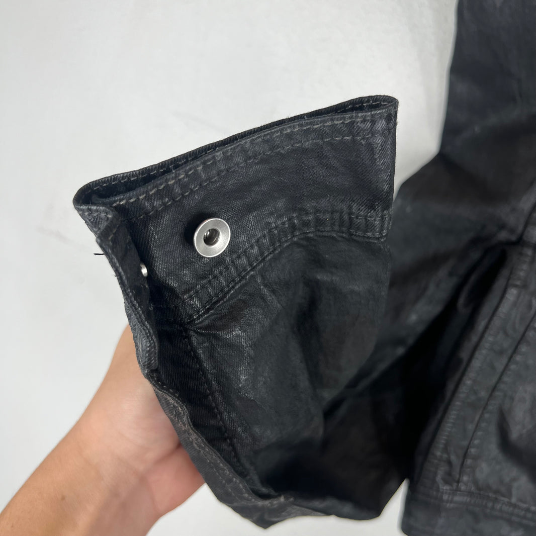 DRKSHDW Tec Trucker Waxed Denim Jacket