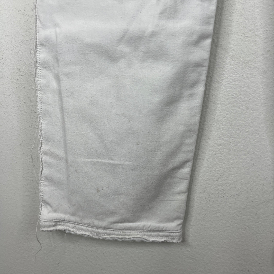 Margiela White Distressed Inside Out Jeans