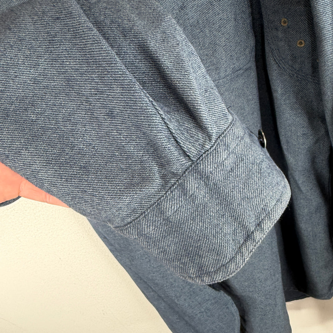 RRL Eye Button Up Blue Shirt
