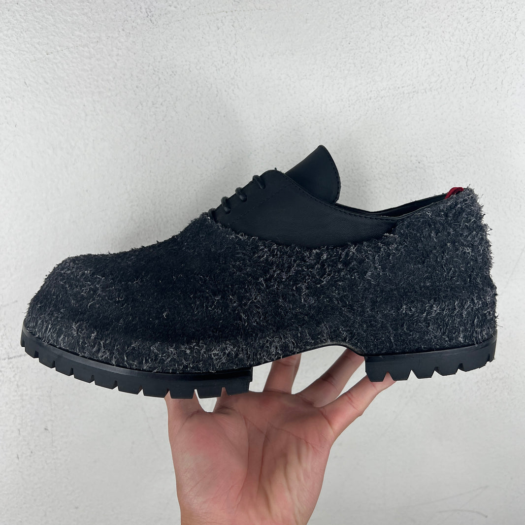 424 Suede Wrap Covered Leather Derbys