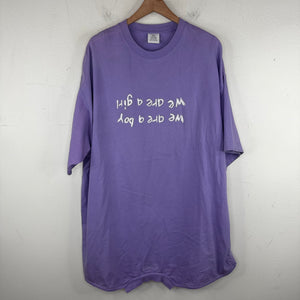 Vetements We are Boy/Girl Upside Down T-Shirt