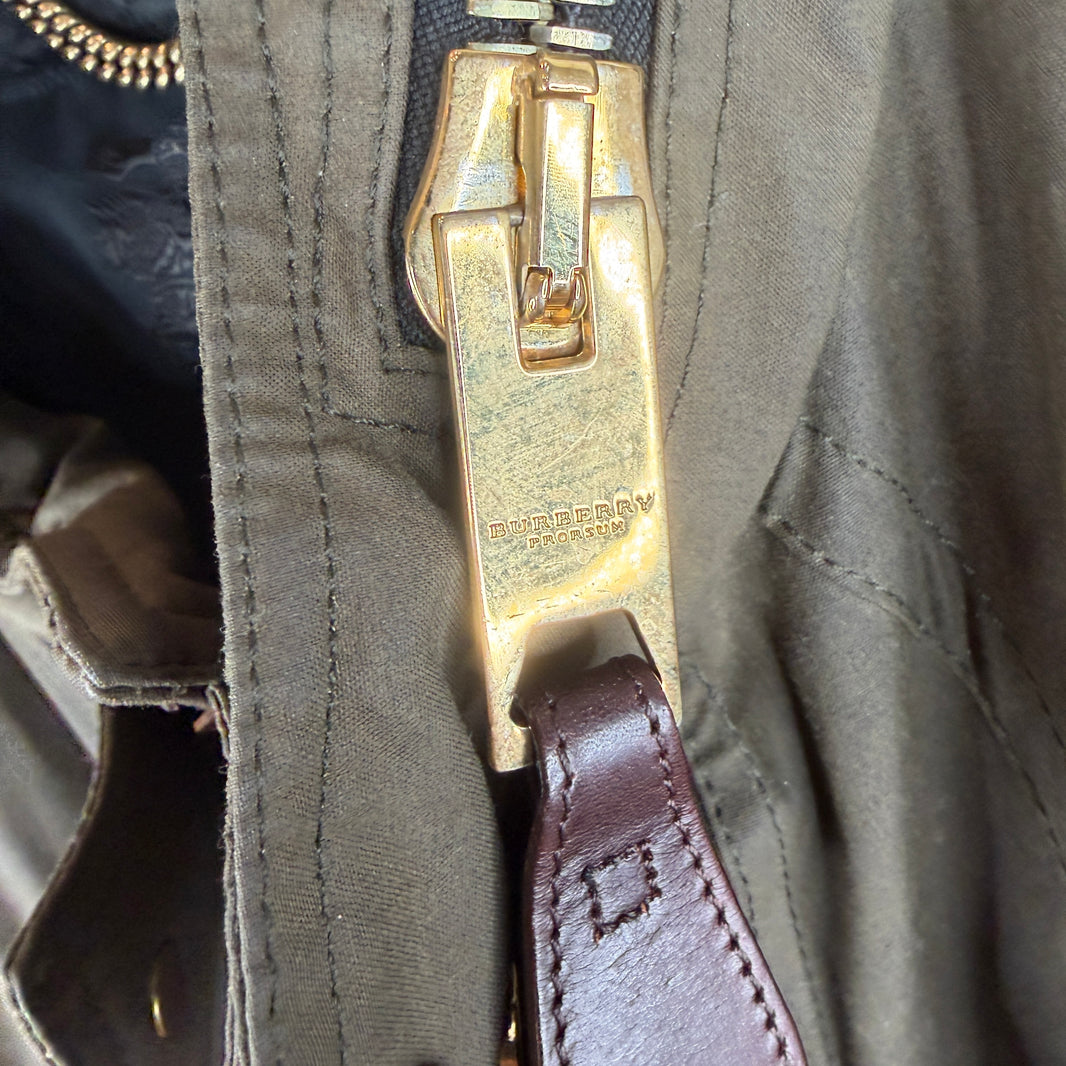Burberry Olive Runway Cargo Jacket