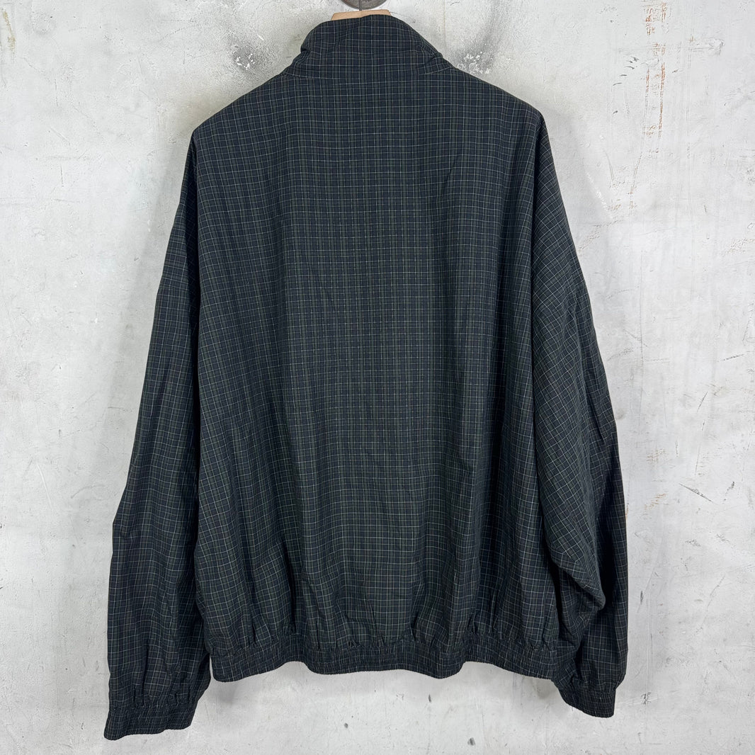 Balenciaga Loop Logo Plaid Track Jacket