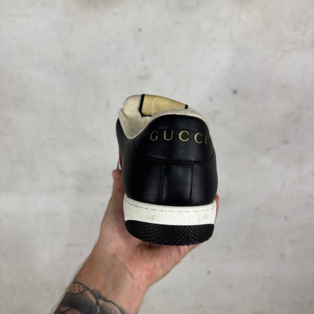 Gucci Black Screener Sneakers