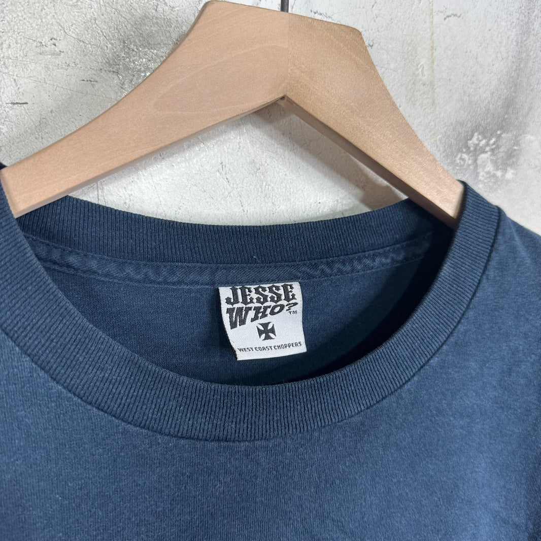 Vintage WCC Navy Skull Cross T-Shirt