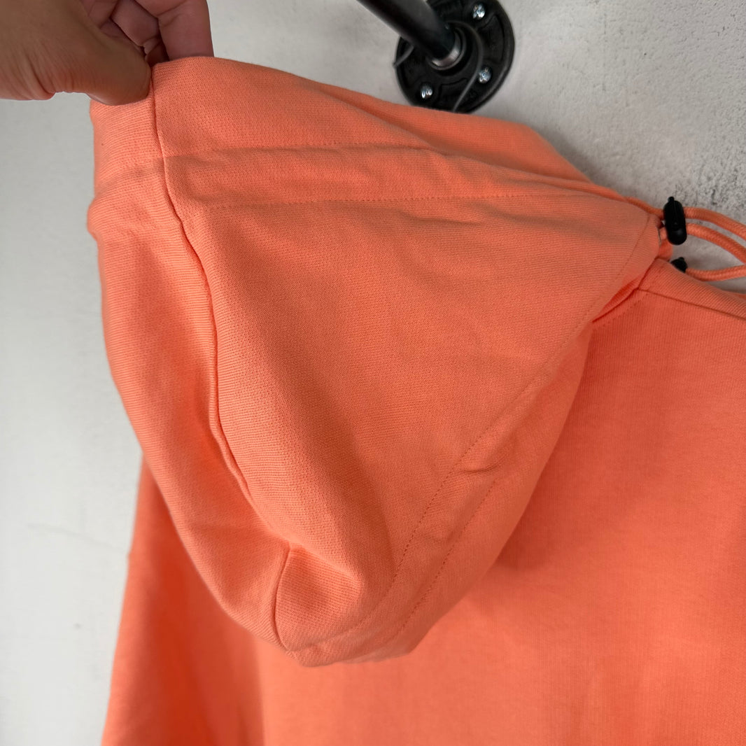 Martine Rose Peach Logo Cinch Hoodie