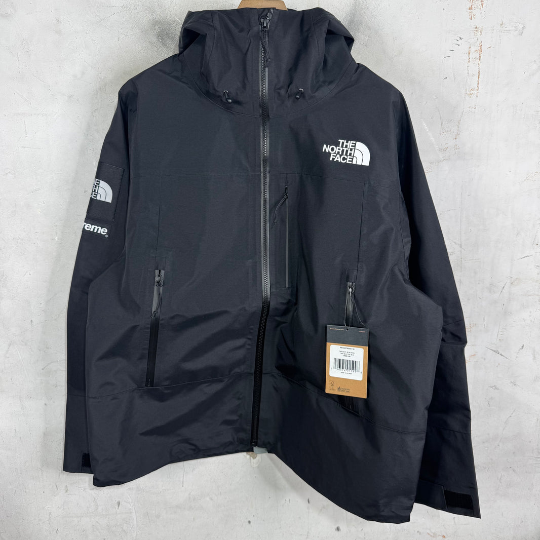 Supreme x TNF Black Split Rain Jacket