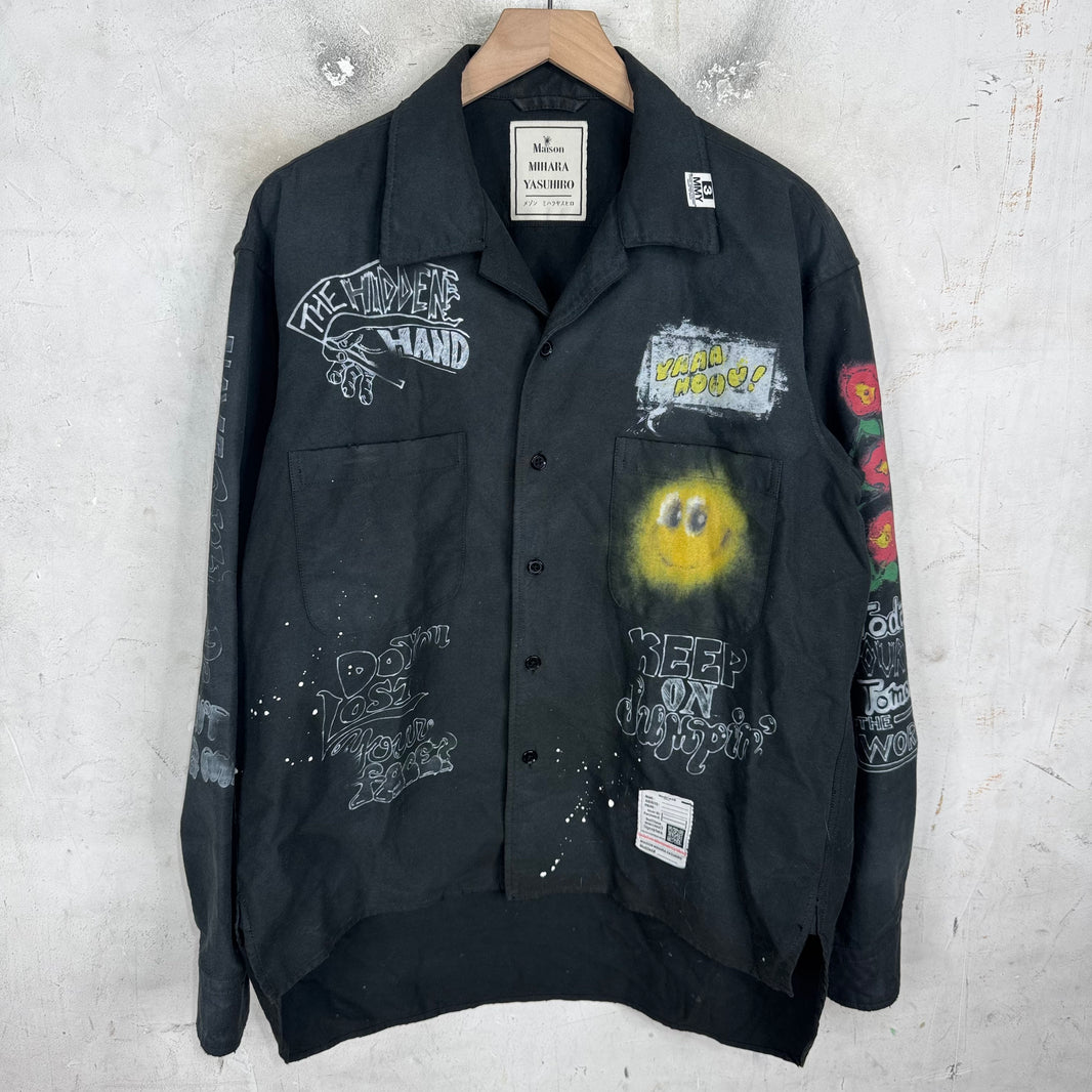 Maison Mihara Yasuhiro Printed Overshirt