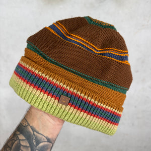 Acne Studios Striped Face Patch Beanie