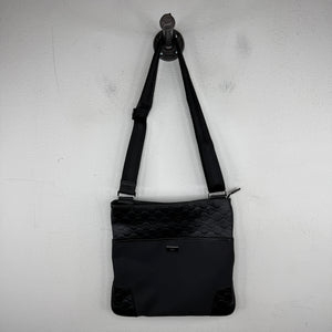 Gucci Leather Monogram Messenger Bag