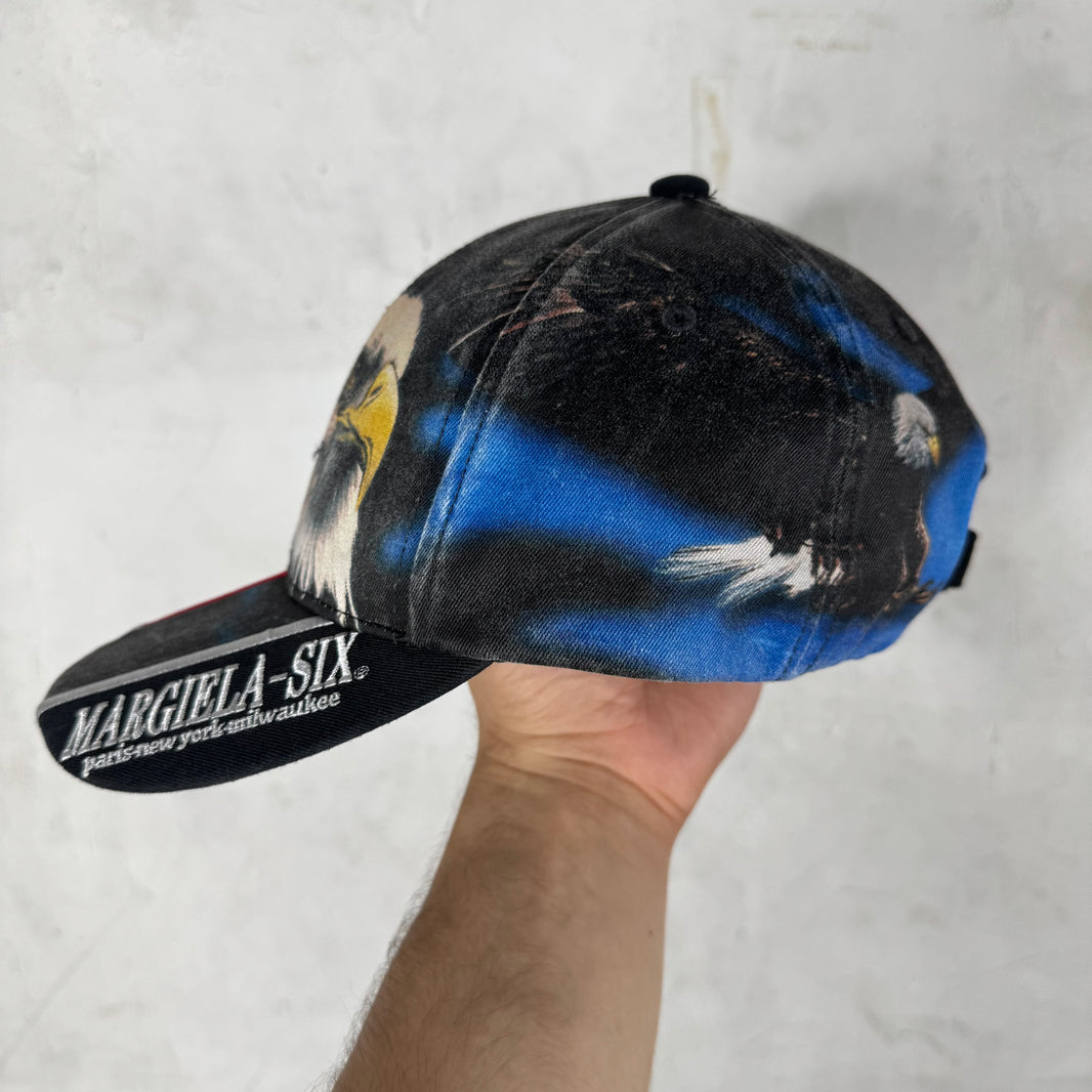 Supreme x MM6 Red Split Eagle Hat