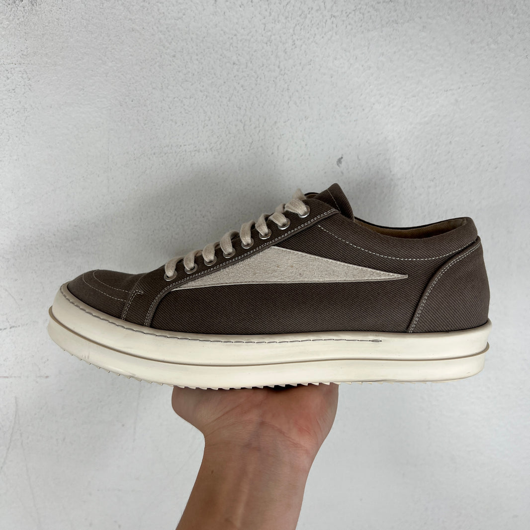 DRKSHDW Gray Canvas Twill Vans Sneakers