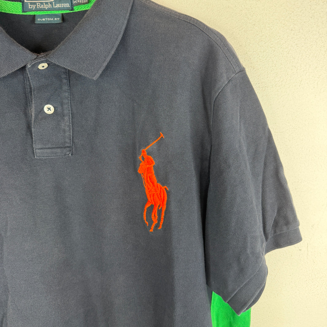 Polo Ralph Lauren Navy/Green Big Horse Polo T-Shirt