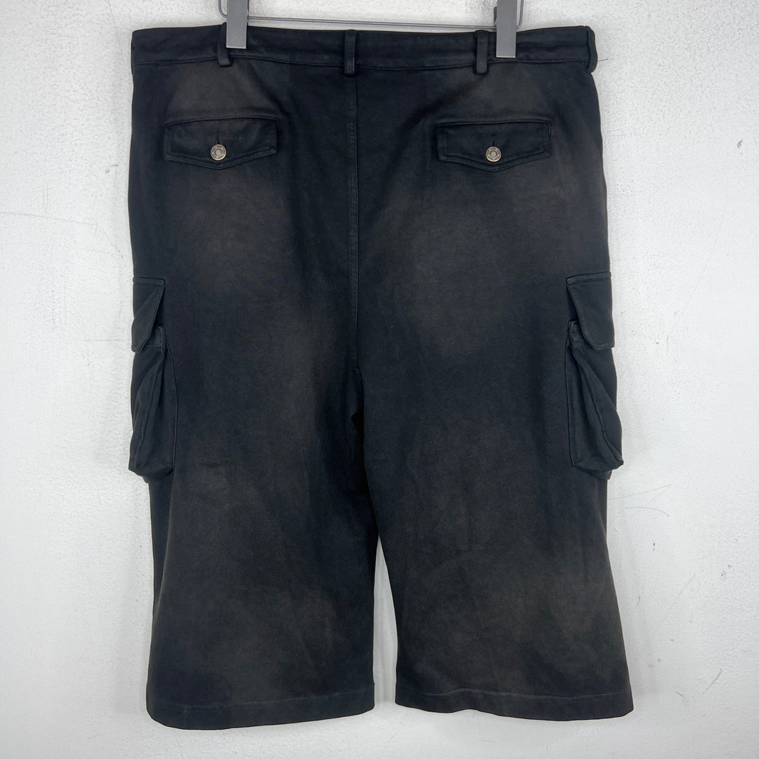 424 Black Crest Cargo Shorts
