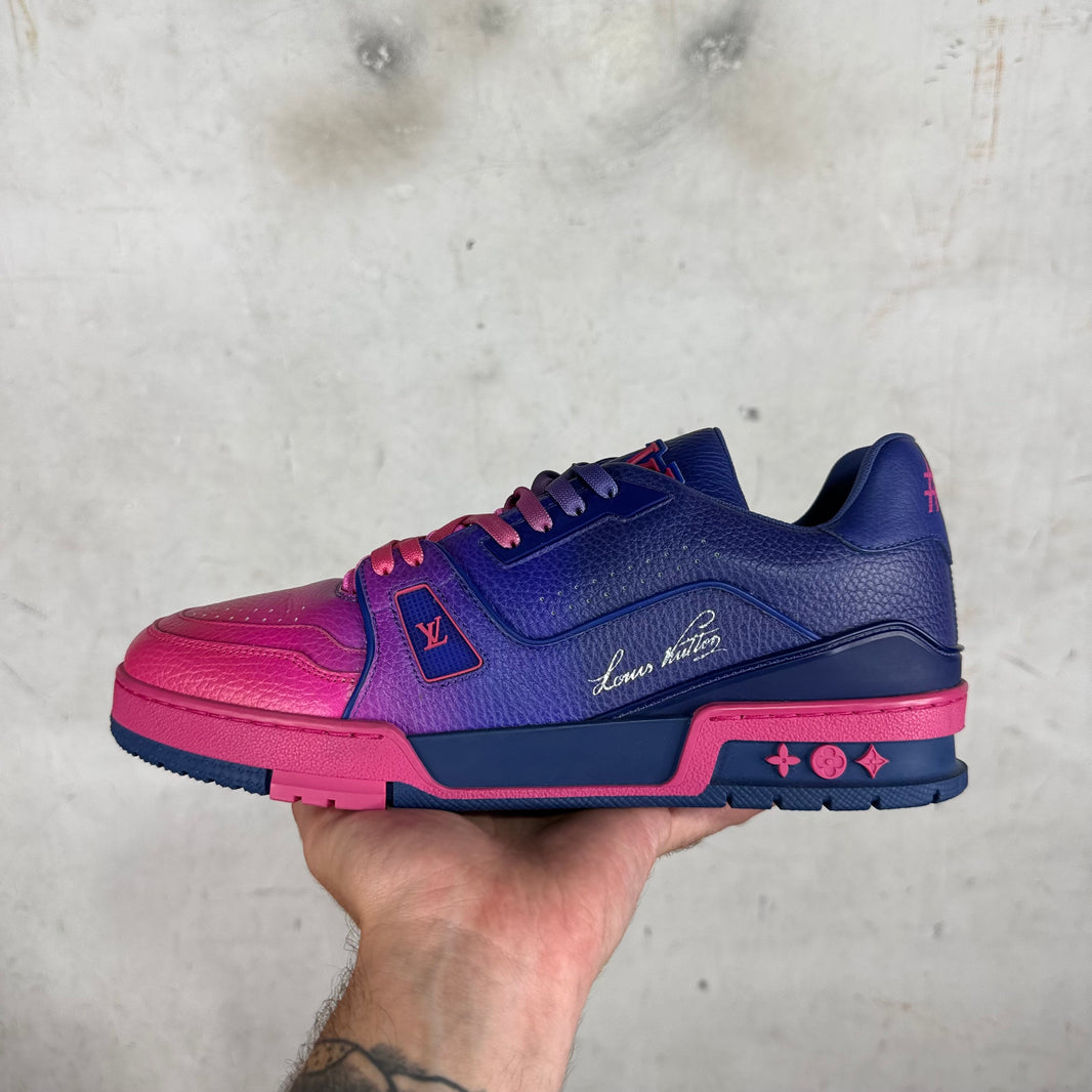 Louis Vuitton Pink/Purple Gradient Trainers DS