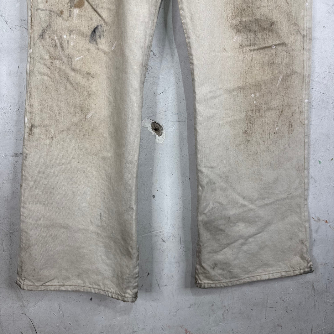 Acne Studios 2021M Trafalgar White Painter Jeans