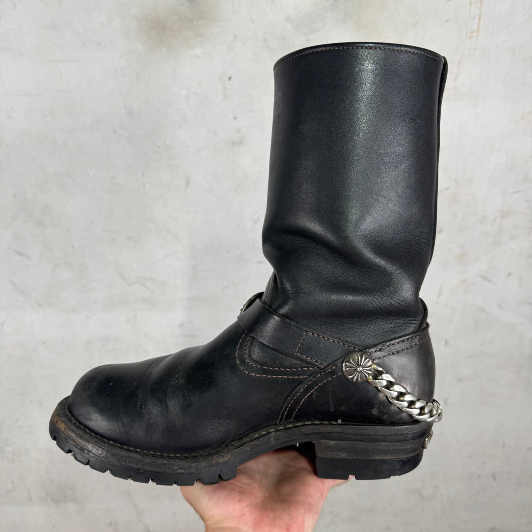 Chrome Hearts Wesco Harness Chained Engineer Boots