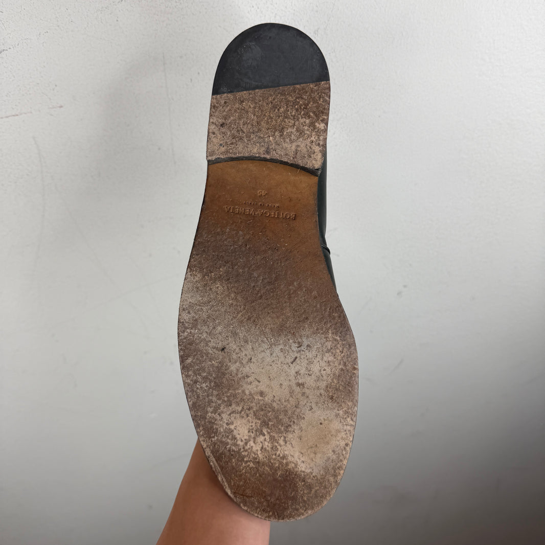 Bottega Veneta Green Astaire Loafers