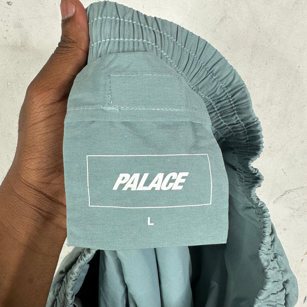 Palace Blue Zippered Track Pants
