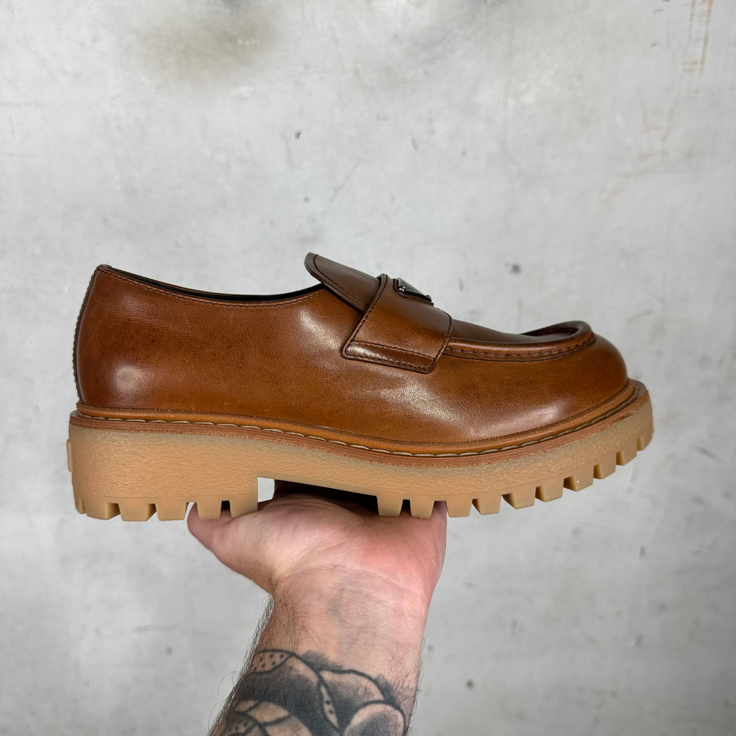 Prada St. Mortiz Lug Loafers DS