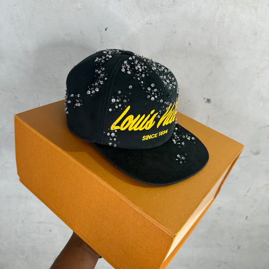 Louis Vuitton Rhinestone Virgil Strapback Hat