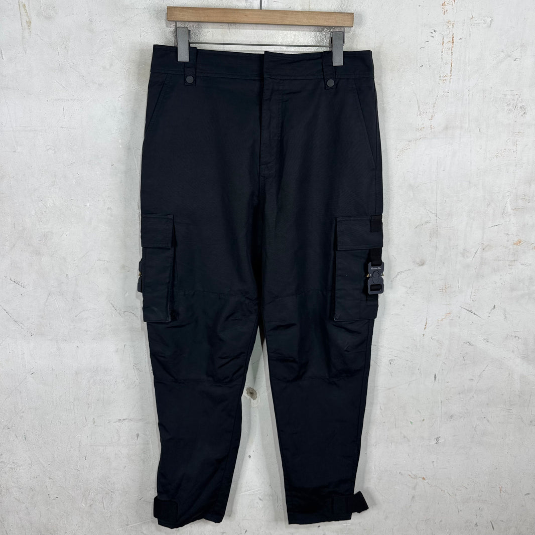 Dior Nylon Buckled Cargo Pants