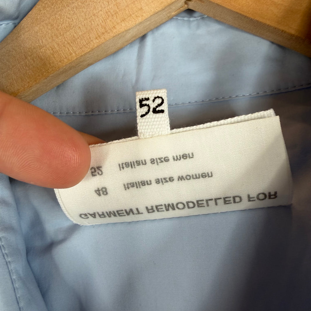 MM6 Worn Effect Poplin Button Up LS Shirt
