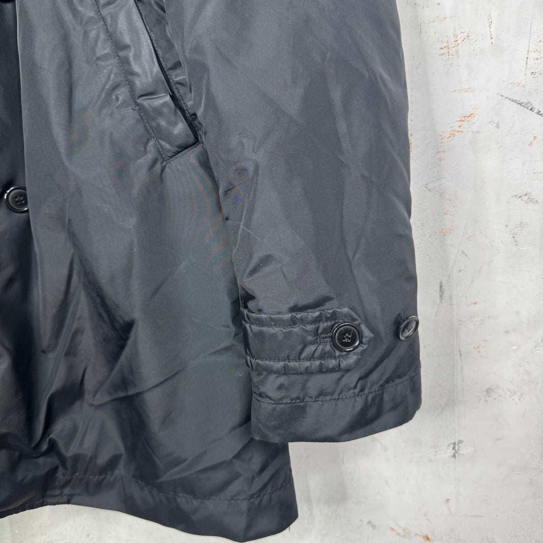 CDG Shirt Padded Nylon Peacoat