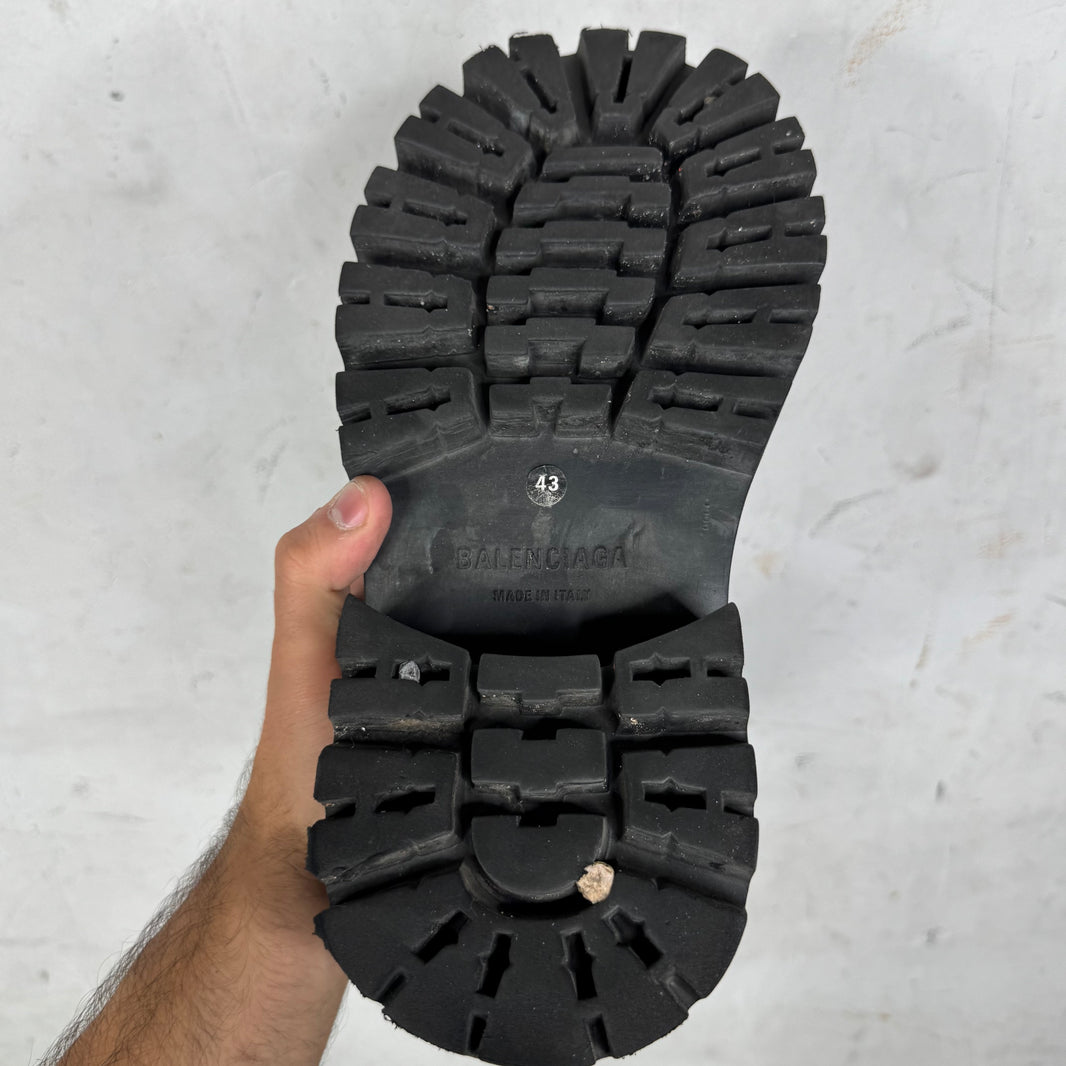 Balenciaga Leather Stomper Boots