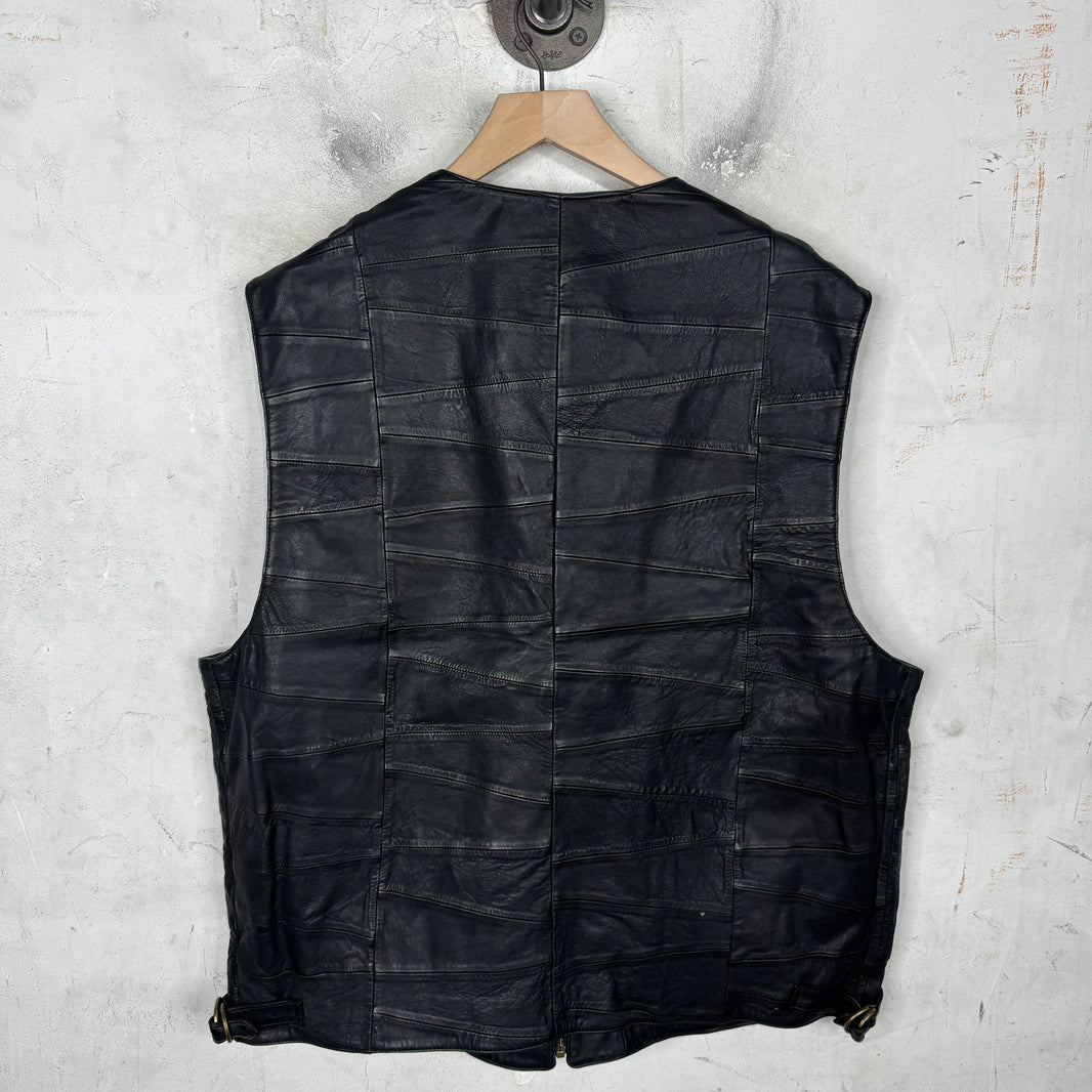 Supreme Patchwork Leather Vest