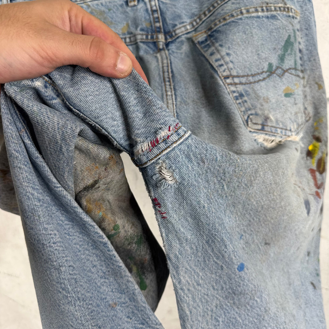Vintage Lucky Brand Painter Distressed Jeans