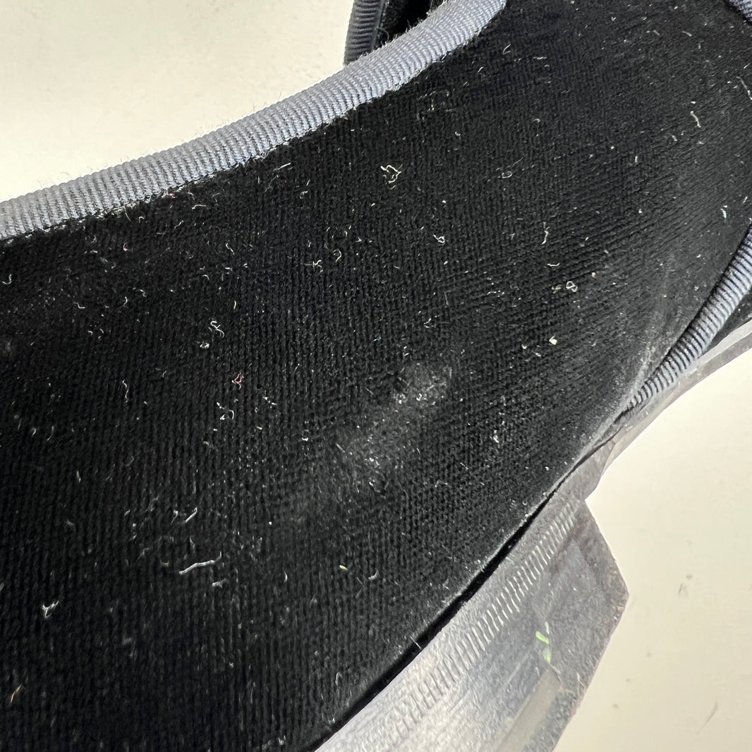 Louis Vuitton Emboirdered Velvet Slip On Loafers