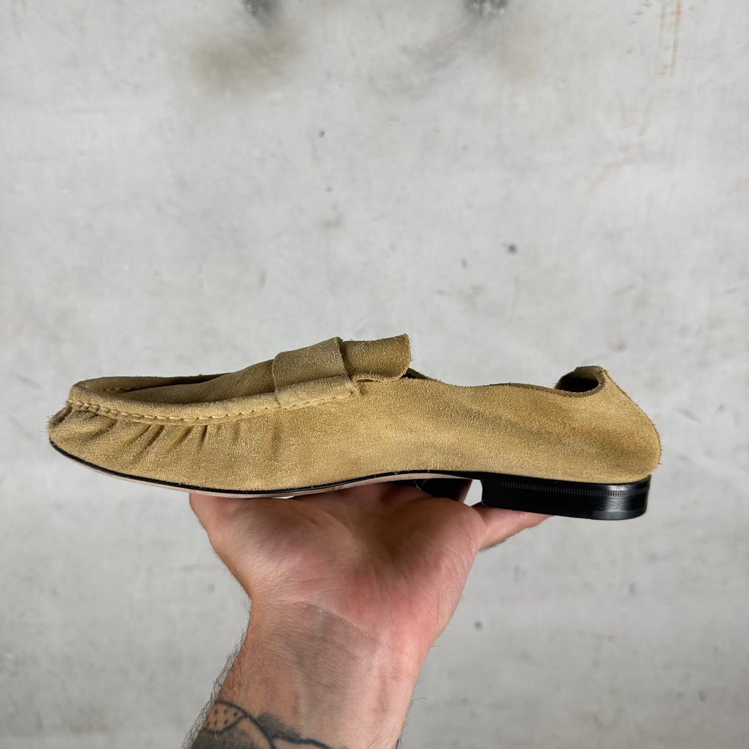 The Row Beige Foldable Mules