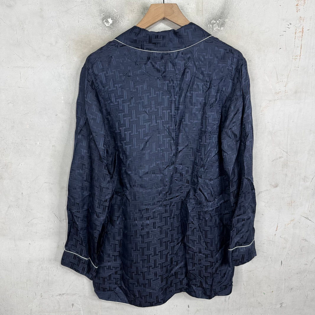 Lanvin Monogram Silk Shirt