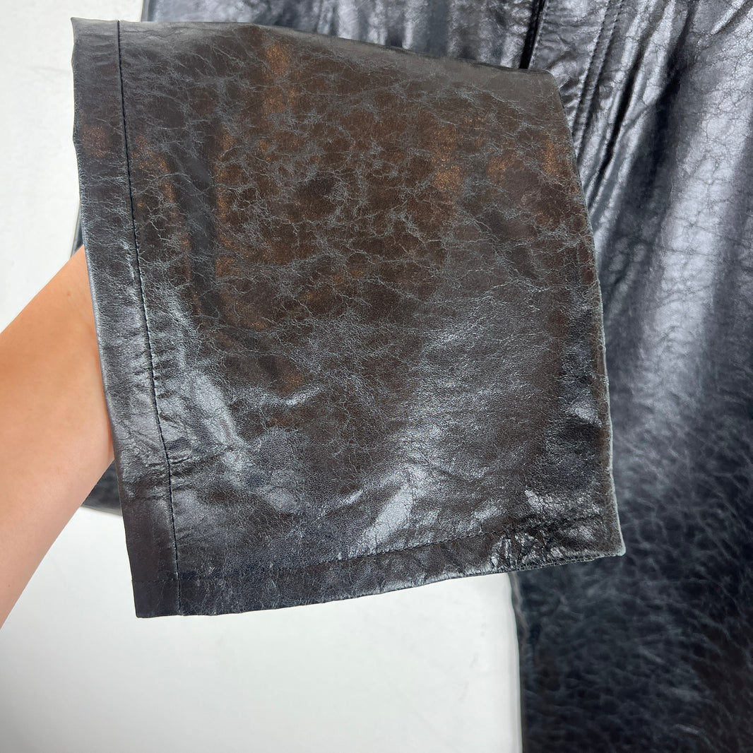 424 Paper Leather Jeans