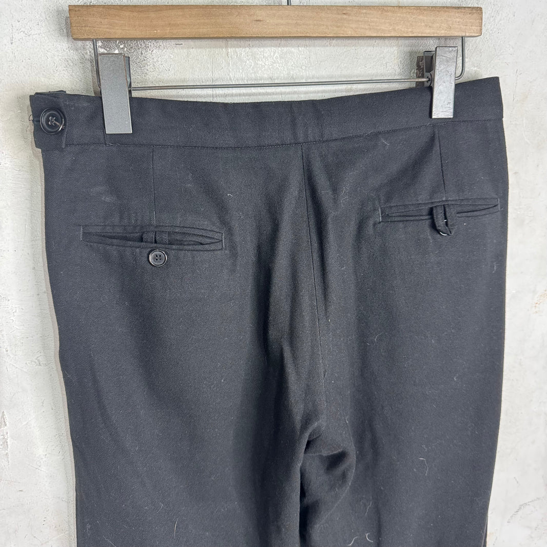 Raf Simons AW 00-01 Wool Side Zipped Trousers