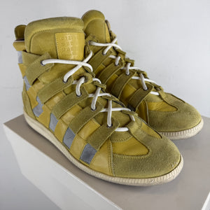 Margiela Yellow Cut-Out Sneakers