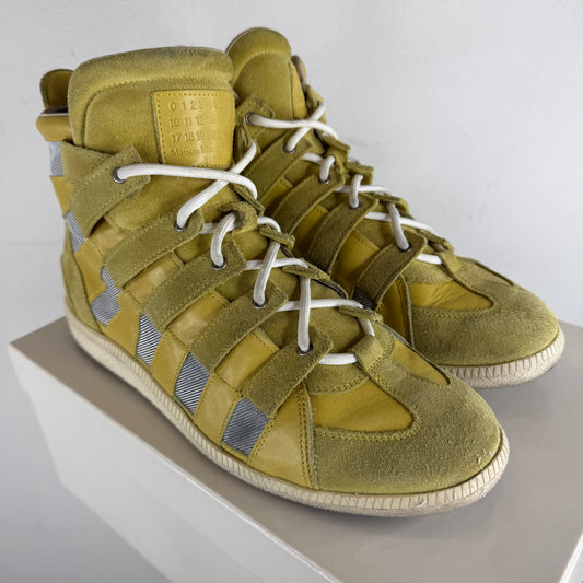 Margiela Yellow Cut-Out Sneakers