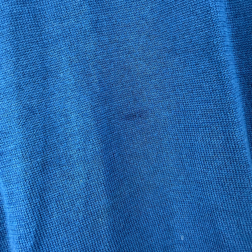 Raf Simons Blue Back Zip Detail Longsleeve T-Shirt