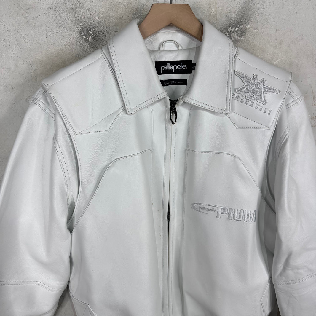 Pelle Pelle x Opium Studded Leather Bomber