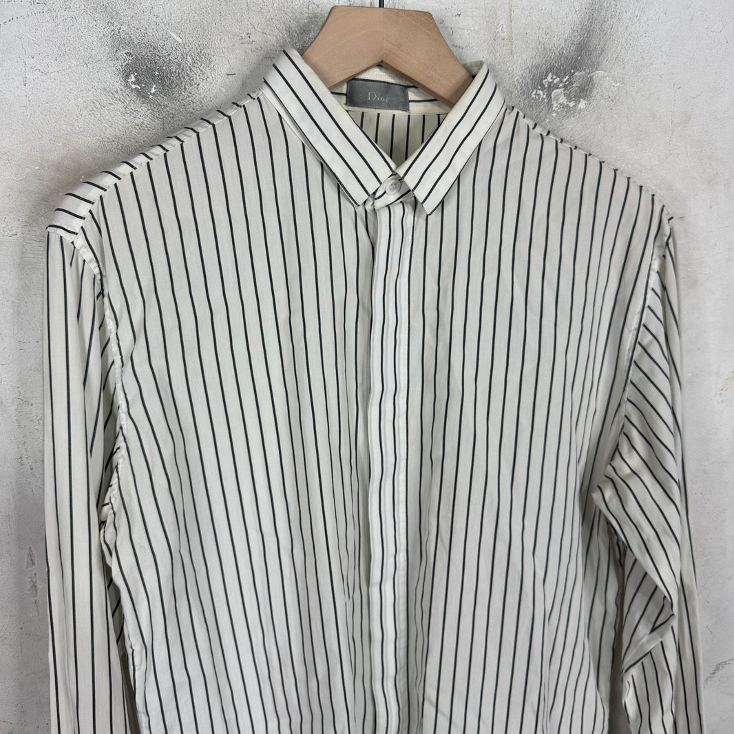 Dior Striped LS Button Up