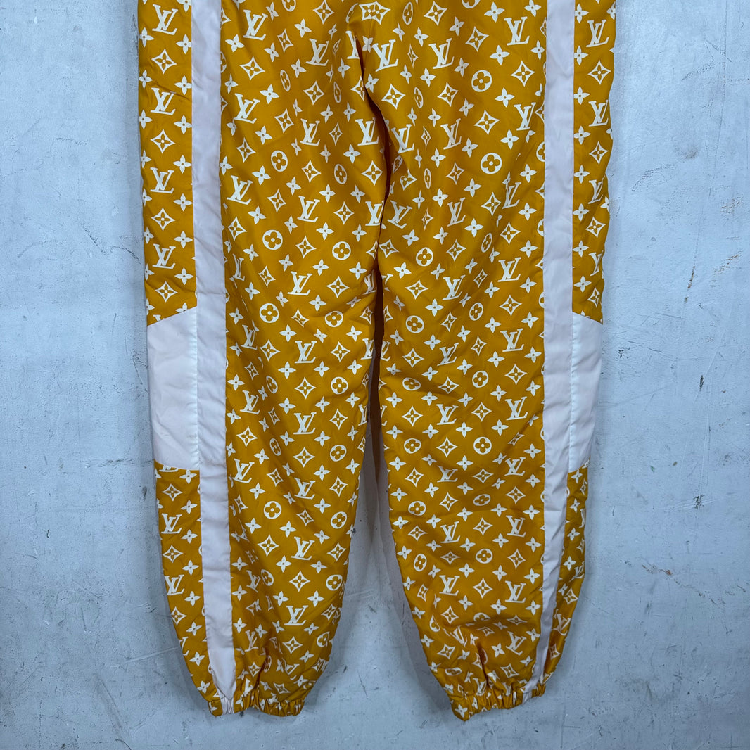 Louis Vuitton Yellow Monogram Printed Technical Pants