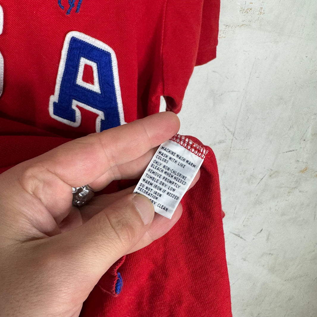 Ralph Lauren Red USA Mini Big Pony Polo